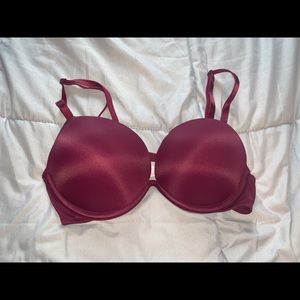 Victoria's Secret PINK Push Up Bra 32B Maroon